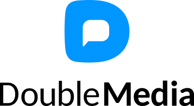 DoubleMedia vertical logo
